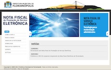 Florianópolis terá nota fiscal de serviço eletrônica